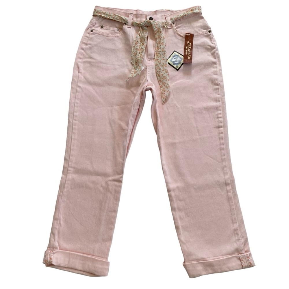 NWT St. John’s Bay Roll Me Up Roll Me Down Capri Ankle Pants Women’s Size 12